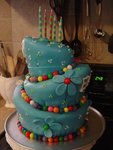 Erin's Topsy Turvy Cake!